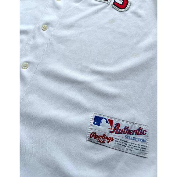 Anaheim Angels 2002 RAWLINGS Vest 3rd Authentic jersey 44 L white Alt MLB vtg - Picture 5 of 14